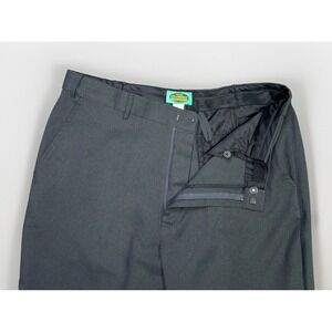 Haband's Fit Forever Pants 100% Polyester GRAY Men's Sz 38 L 38x32 Vintage